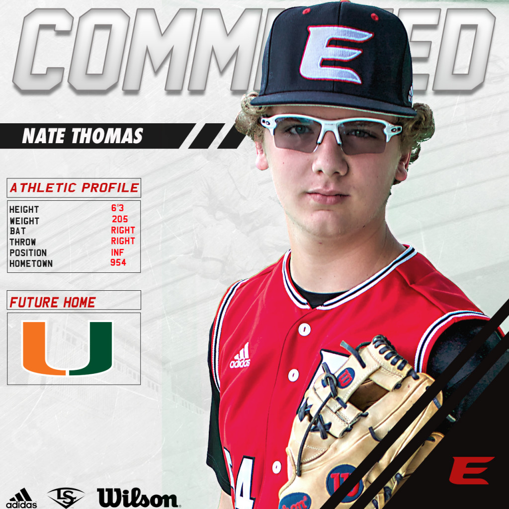 Nate Thomas to Miami!!! – Elite Squad Baseball